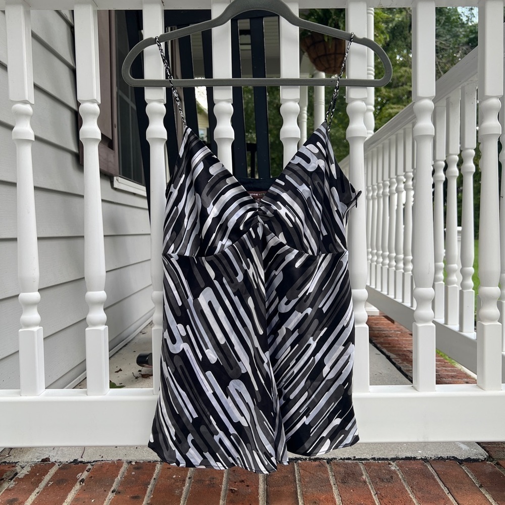 Adrienne Vittadini Silk Vintage 90s Y2K Tank Top Size 10